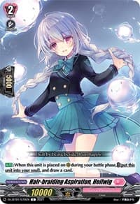 Hair-braiding Aspiration, Heilwig - D-LBT01: Lyrical Melody - Cardfight Vanguard card