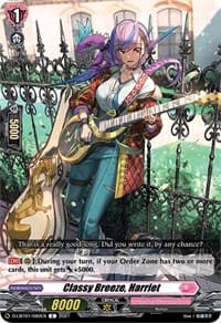Classy Breeze, Harriet - D-LBT01: Lyrical Melody - Cardfight Vanguard card