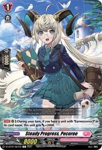 Steady Progress, Pecoree - D-LBT01: Lyrical Melody - Cardfight Vanguard card