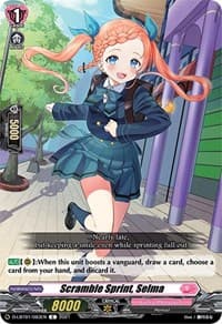 Scramble Sprint, Selma - D-LBT01: Lyrical Melody - Cardfight Vanguard card