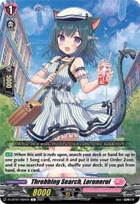 Throbbing Search, Loronerol - D-LBT01: Lyrical Melody - Cardfight Vanguard card
