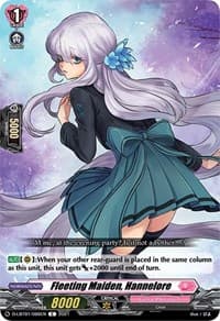 Fleeting Maiden, Hannelore - D-LBT01: Lyrical Melody - Cardfight Vanguard card