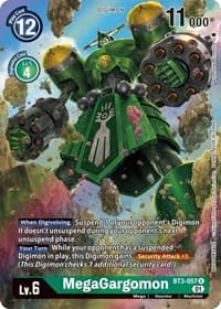 MegaGargomon (1-Year Anniversary Box Topper) - Release Special Booster 1.0 - Digimon Card Game card