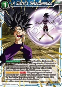 A Sister's Determination - Saiyan Showdown - Dragon Ball Super: Masters card