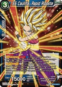 SS Caulifla, Rapid Riposte - Saiyan Showdown - Dragon Ball Super: Masters card