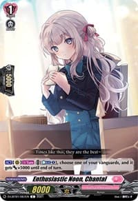 Enthusiastic Noon, Chantal - D-LBT01: Lyrical Melody - Cardfight Vanguard card