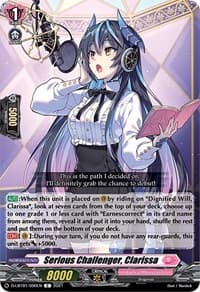 Serious Challenger, Clarissa - D-LBT01: Lyrical Melody - Cardfight Vanguard card