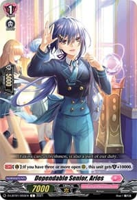 Dependable Senior, Aries - D-LBT01: Lyrical Melody - Cardfight Vanguard card