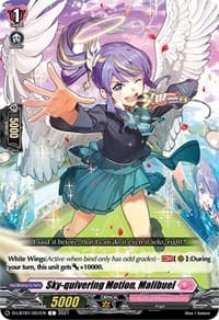 Sky-quivering Motion, Malibuel - D-LBT01: Lyrical Melody - Cardfight Vanguard card