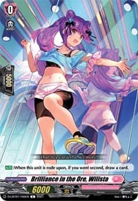 Brilliance in the Ore, Wilista - D-LBT01: Lyrical Melody - Cardfight Vanguard card