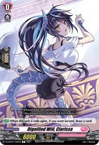 Dignified Will, Clarissa - D-LBT01: Lyrical Melody - Cardfight Vanguard card