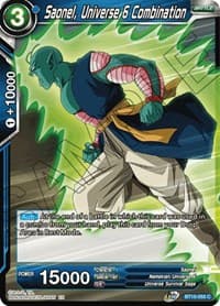 Saonel, Universe 6 Combination - Saiyan Showdown - Dragon Ball Super: Masters card