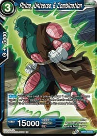 Pirina, Universe 6 Combination - Saiyan Showdown - Dragon Ball Super: Masters card