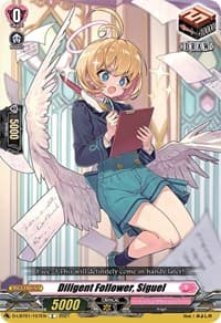 Diligent Follower, Siguel - D-LBT01: Lyrical Melody - Cardfight Vanguard card