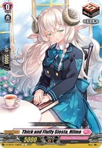 Thick and Fluffy Siesta, Hilma - D-LBT01: Lyrical Melody - Cardfight Vanguard card