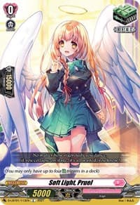 Soft Light, Pruel - D-LBT01: Lyrical Melody - Cardfight Vanguard card