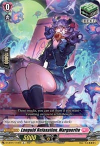 Languid Relaxation, Marguerite - D-LBT01: Lyrical Melody - Cardfight Vanguard card