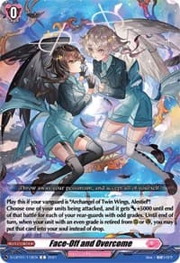 Face-Off and Overcome - D-LBT01: Lyrical Melody - Cardfight Vanguard card
