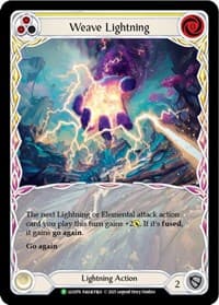 Weave Lightning (Yellow) - LGS076 - Flesh and Blood: Promo Cards - Flesh and Blood TCG card