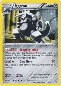 Aggron - 80/124 (Cosmos Holo) - Blister Exclusives - Pokemon card