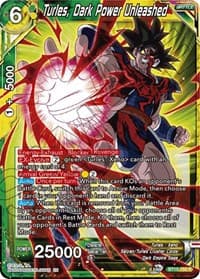 Turles, Dark Power Unleashed - Saiyan Showdown - Dragon Ball Super: Masters card