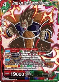 Great Ape Raditz, Might Unleashed - Saiyan Showdown - Dragon Ball Super: Masters card
