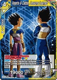 Vegeta & Cabba, Lessons Learned - Saiyan Showdown - Dragon Ball Super: Masters card