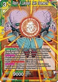 Rasin & Lakasei, Twin Teamwork - Saiyan Showdown - Dragon Ball Super: Masters card