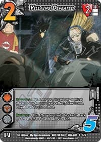 Villains Defeated (Quirk Pack 1) - UniVersus: My Hero Academia Promo Cards - UniVersus card