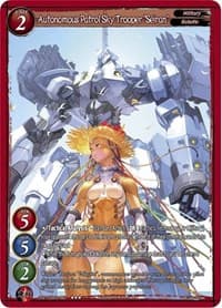 Autonomous Patrol Sky Trooper "Seiran" - Aces of the Cosmos, Assemble! - Gate Ruler card