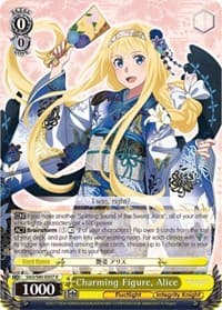 Charming Figure, Alice - Sword Art Online -Alicization- Vol.2 - Weiss Schwarz card