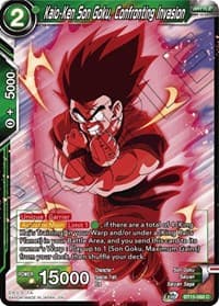 Kaio-Ken Son Goku, Confronting Invasion - Saiyan Showdown - Dragon Ball Super: Masters card