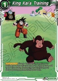 King Kai's Training - Saiyan Showdown - Dragon Ball Super: Masters card