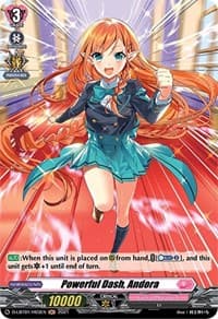 Powerful Dash, Andora (Holo) - D-LBT01: Lyrical Melody - Cardfight Vanguard card