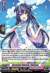 Accurate Interval, Clarissa (Holo) - D-LBT01: Lyrical Melody - Cardfight Vanguard card