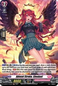 Advent Stroke, Shedael (Holo) - D-LBT01: Lyrical Melody - Cardfight Vanguard card