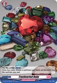 Truehearted Ruby (Holo) - D-LBT01: Lyrical Melody - Cardfight Vanguard card