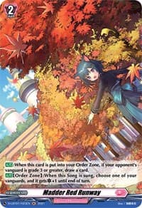 Madder Red Runway (Holo) - D-LBT01: Lyrical Melody - Cardfight Vanguard card