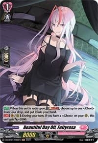 Beautiful Day Off, Feltyrosa (Holo) - D-LBT01: Lyrical Melody - Cardfight Vanguard card
