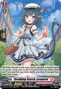 Throbbing Search, Loronerol (Holo) - D-LBT01: Lyrical Melody - Cardfight Vanguard card