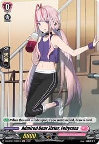 Admired Dear Sister, Feltyrosa (Holo) - D-LBT01: Lyrical Melody - Cardfight Vanguard card