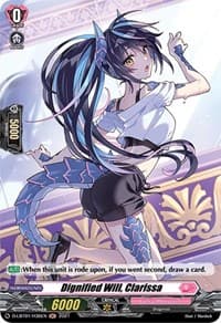 Dignified Will, Clarissa (Holo) - D-LBT01: Lyrical Melody - Cardfight Vanguard card