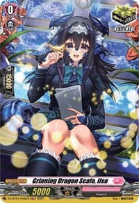 Grinning Dragon Scale, Ilse (Holo) - D-LBT01: Lyrical Melody - Cardfight Vanguard card