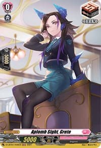 Aplomb Sight, Grete (Holo) - D-LBT01: Lyrical Melody - Cardfight Vanguard card