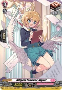 Diligent Follower, Siguel (Holo) - D-LBT01: Lyrical Melody - Cardfight Vanguard card
