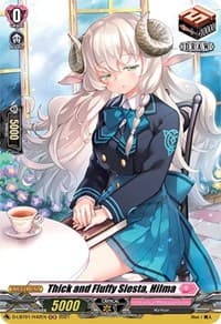Thick and Fluffy Siesta, Hilma (Holo) - D-LBT01: Lyrical Melody - Cardfight Vanguard card