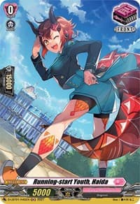 Running-start Youth, Haida (Holo) - D-LBT01: Lyrical Melody - Cardfight Vanguard card