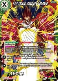 King Vegeta, Invasion's Command - Saiyan Showdown - Dragon Ball Super: Masters card