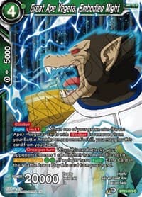 Great Ape Vegeta, Embodied Might - Saiyan Showdown - Dragon Ball Super: Masters card