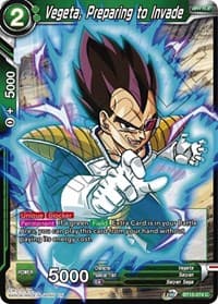 Vegeta, Preparing to Invade - Saiyan Showdown - Dragon Ball Super: Masters card